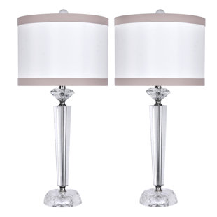 View Mcmillin Crystal 25 75 Table Lamp Set of