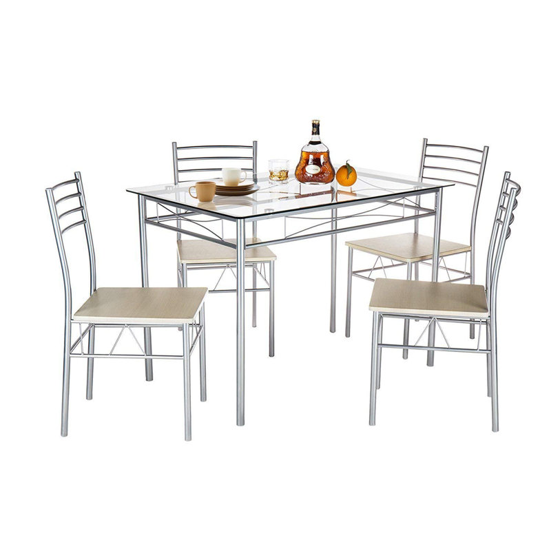 Zipcode Design North Reading 5 Piece Dining Table Set Reviews Wayfair