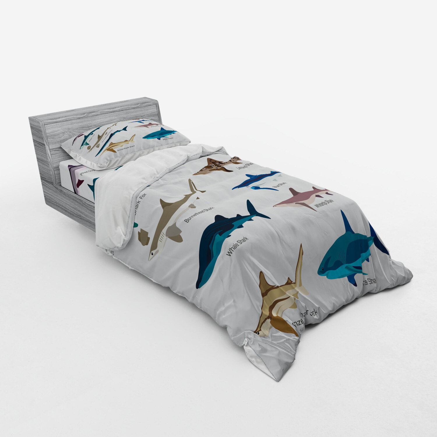 East Urban Home Shark Duvet Cover Set Wayfair