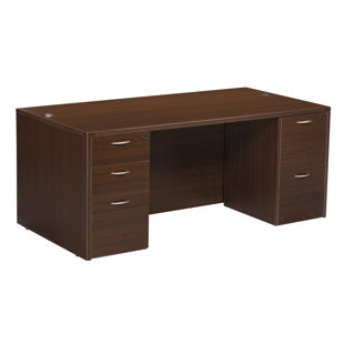 Go to store & view more images Blairview Double Pedestal Executive Desk by Red Barrel Studio