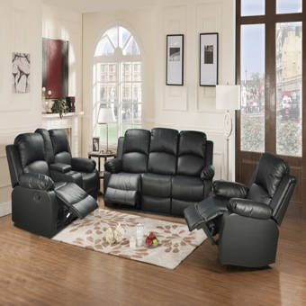 Latitude Run Allinson 3 Piece Reclining Living Room Set Wayfair