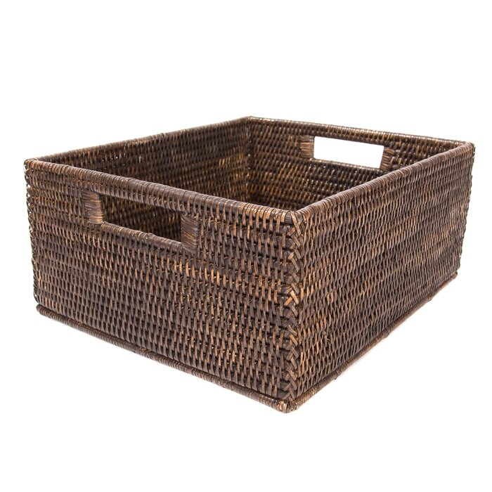 Rectangular Rattan Basket & Reviews | Birch Lane