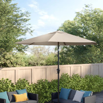 Garden Parasol With Lights Wayfair Co Uk