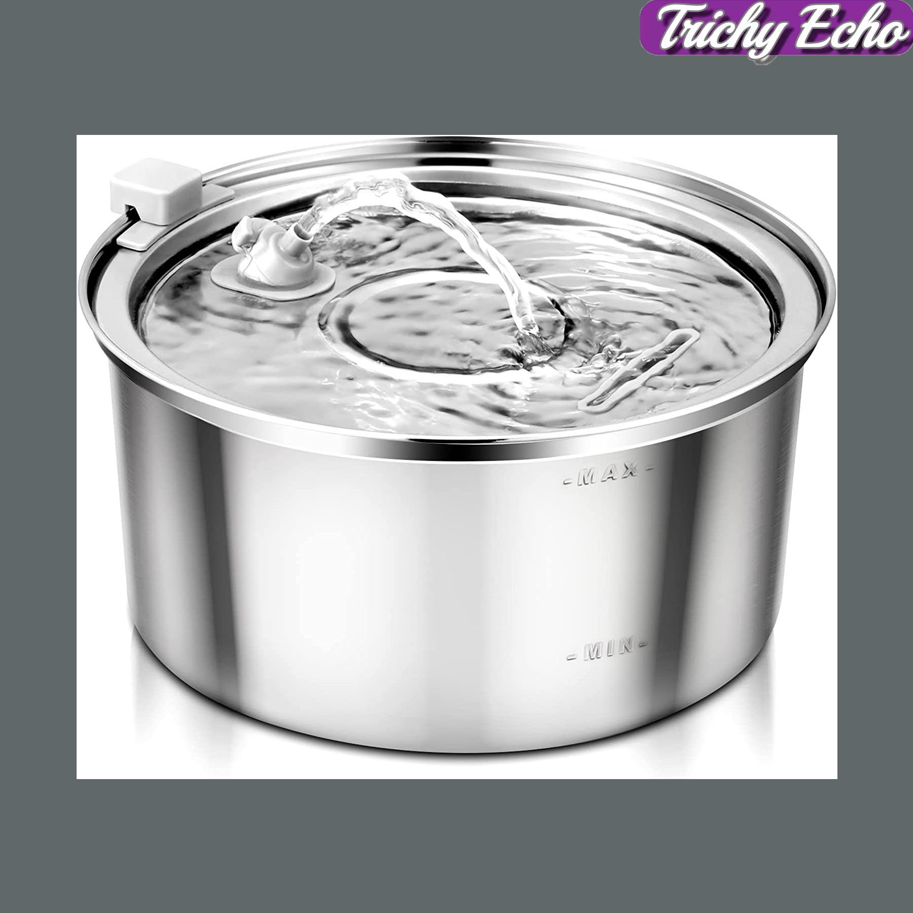 stainless steel dog water dispenser large