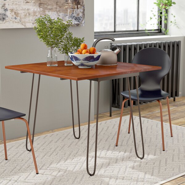 small dining table hairpin legs