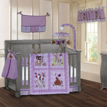 purple nursery bedding