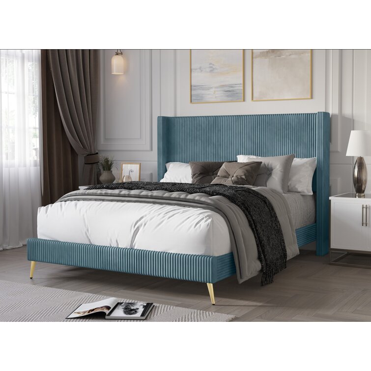 Etta Avenue™ Andretta Upholstered Low Profile Platform Bed & Reviews ...