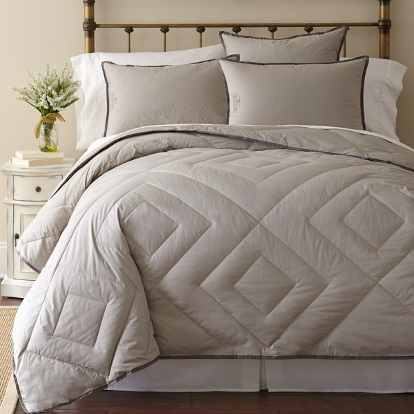 Gracie Oaks Vintage Wash All Season Down Alternative Comforter