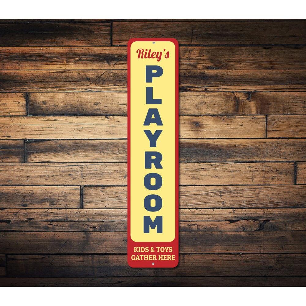 Lizton Sign Shop Inc Playroom Vertical Custom Aluminum Sign Wayfair