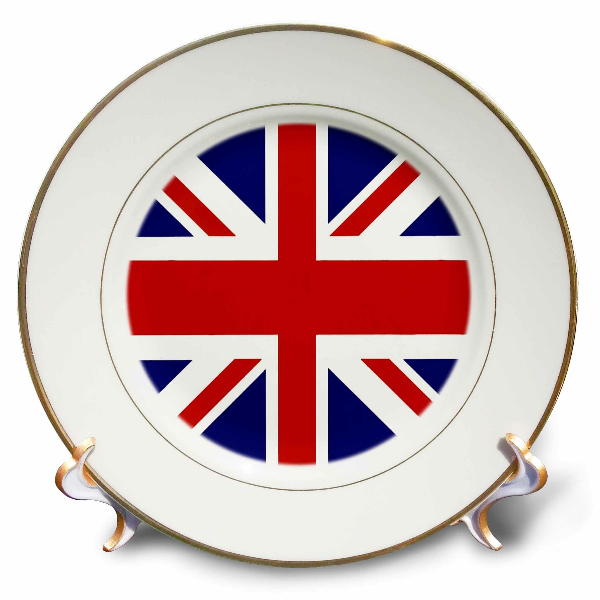 Union Jack House Door Number Plaque British Flag Ceramic House Sign Any Number