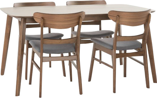 Langley Street Yolanda 5 Piece Rubberwood Dining Set Reviews Wayfair