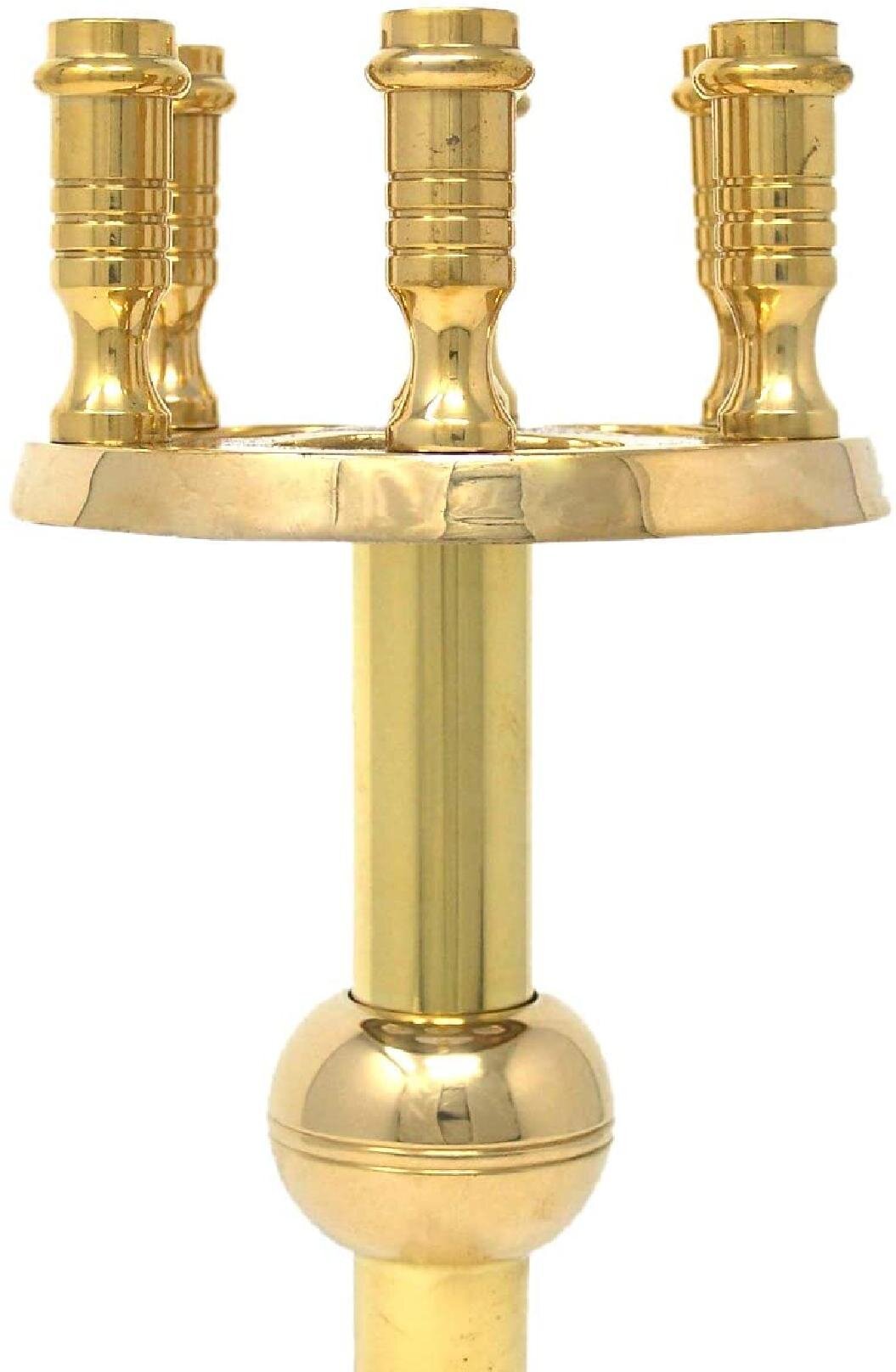 All For Giving Lion Votive Candle Brass 