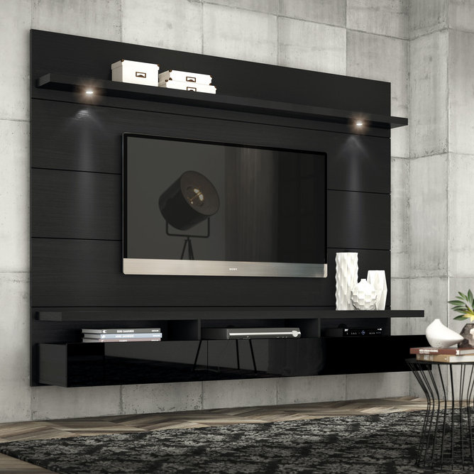 Brayden Studio Aghasi Floating Entertainment Center For Tvs Up To 60 Reviews Wayfair