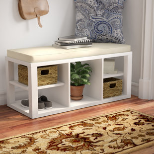 Go to store & view more images Charlton Home Annsville Wood Storage Bench