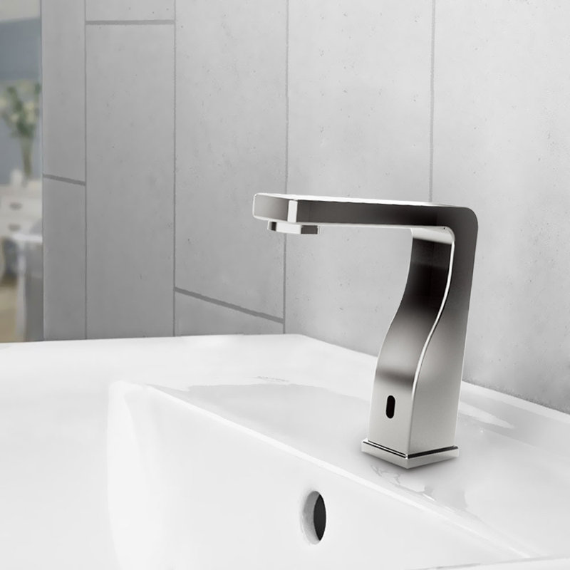 Fontanashowers Bravat Automatic Sensor Single Hole Bathroom Faucet Fontanashowers Bravat Automatic Sensor