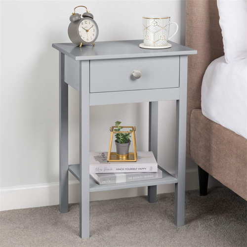 17 Stories Girven 1 Drawer Bedside Table | Wayfair.co.uk