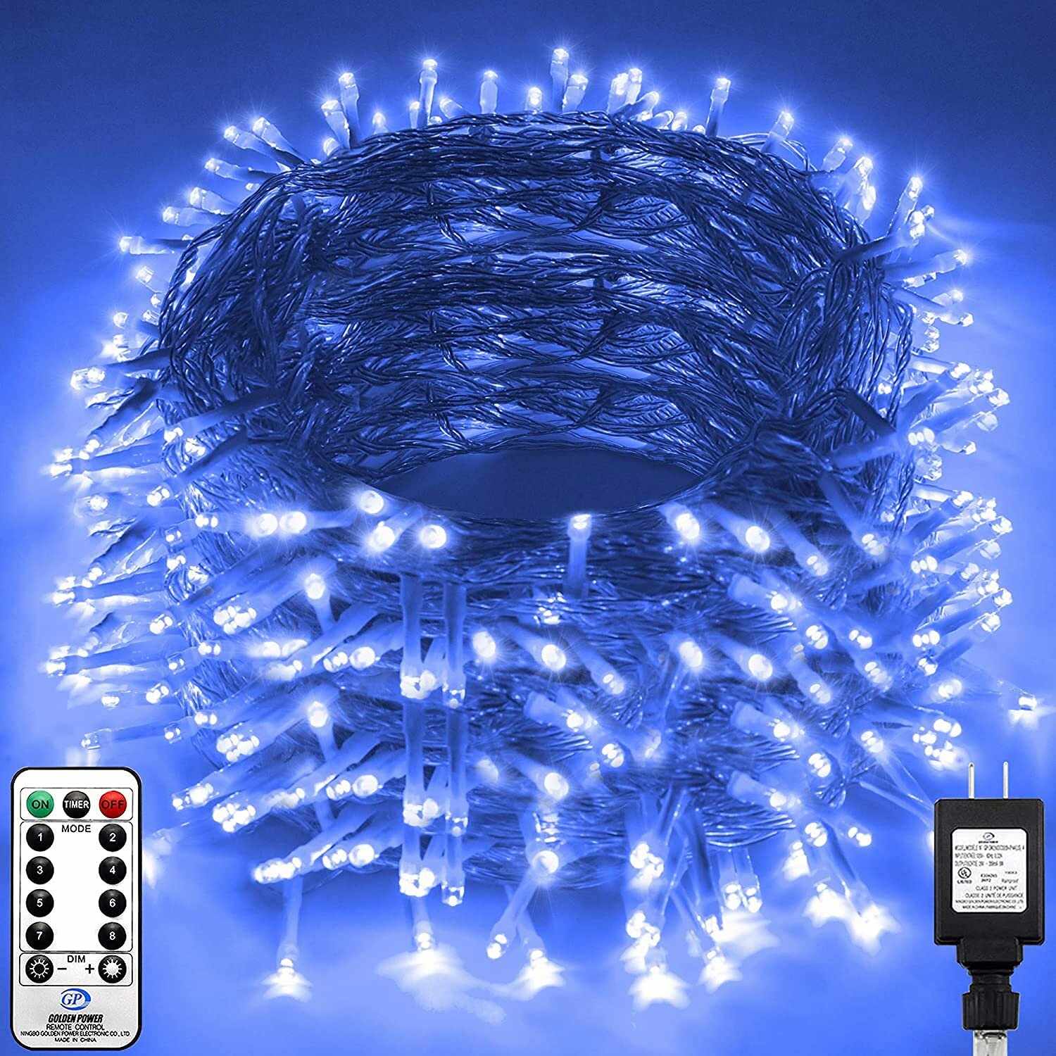 Christmas Lights Outdoor 1000 LED 403ft Super Long String Lights with 8 Modes