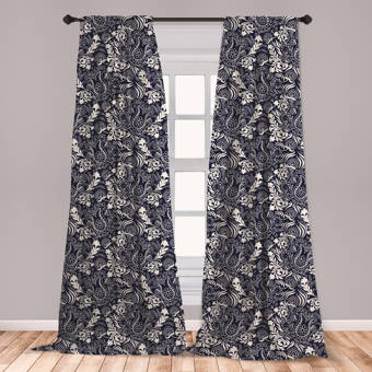 Alcott Hill Claudia Solid Semi Sheer Grommet Curtain Panels Reviews Wayfair