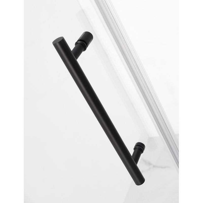 Aston Bromley 34 X 72 Rectangle Hinged Shower Enclosure Wayfair