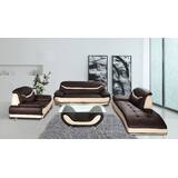 Mccree 3 Piece Leather Living Room Set by Orren Ellis