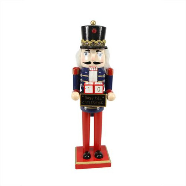 the holiday aisle decorative wooden nutcracker with christmas countdown sign wayfair - Christmas Countdown Sign the holiday aisle decorative wooden nutcracker with christmas countdown sign wayfair - Christmas Countdown Sign