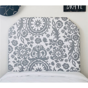 Hovey Beveled Twin/Twin XL Upholstered Panel Headboard by