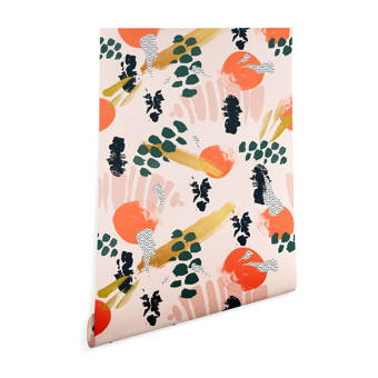 Marta Barragan Camarasa Brushstrokes Ii Peel And Stick Wallpaper