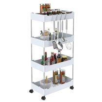 Ultra Slim Rolling Shelf | Wayfair