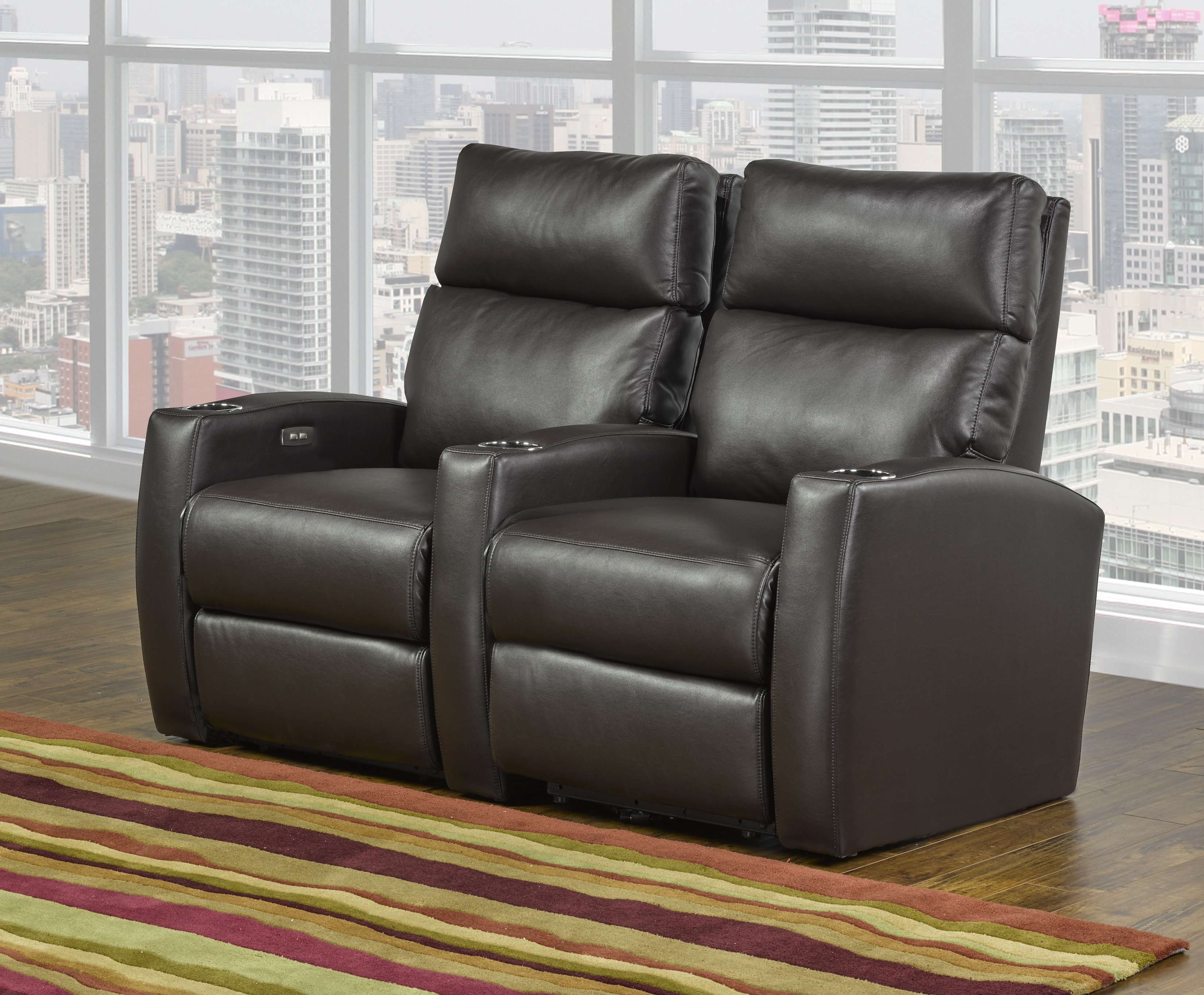 Red Barrel Studio® 62.25'' Wide Power Recliner Home Theater Seating