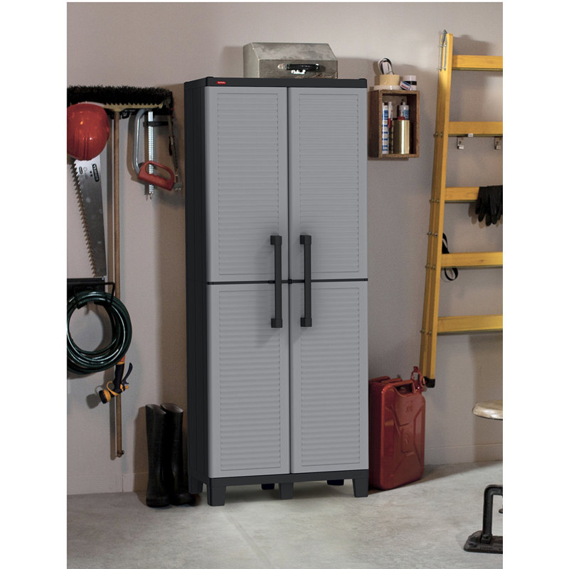 Keter 64 H X 27 W 15 D Tall Utility Storage Cabinet Reviews Keter 64 H X 27 W 15 D Tall Utility Storage Cabinet Reviews Wayfair