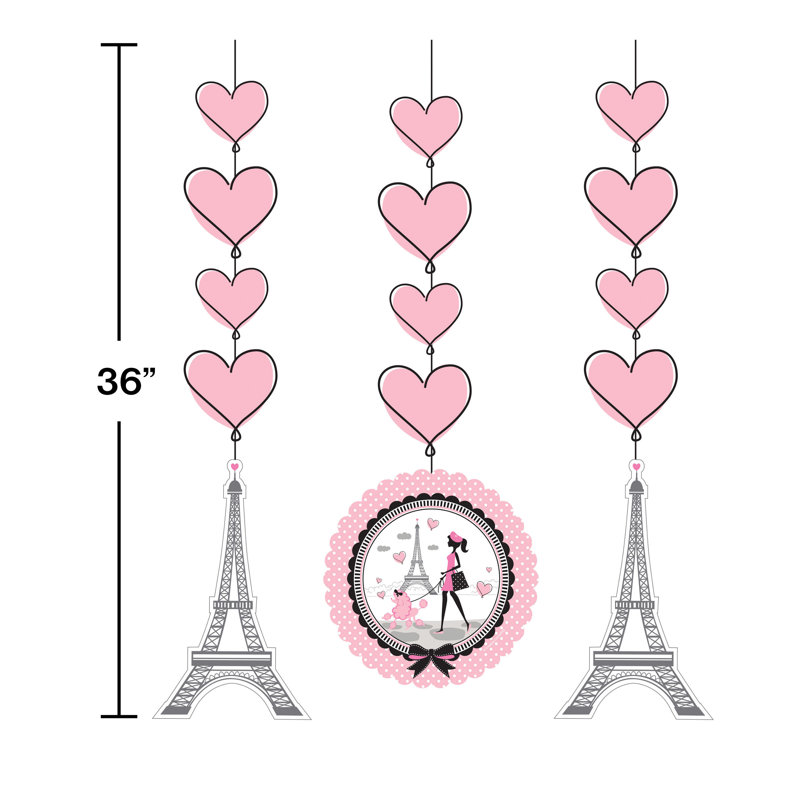 The Party Aisle Party In Paris Birthday Party Decoration Kit