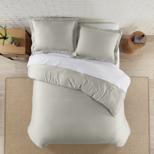 Plain Dye Easy Care Mix and Match Duvet Cover & Sheets In White By Serene 