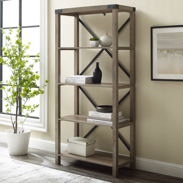 Hallway Bookcase Wayfair Hallway, bookshelves and oversized doors. hallway bookcase