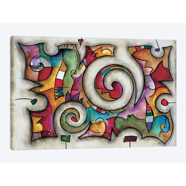 East Urban Home Quadra By Eric Waugh Graphic Art Print On Canvas Wayfair