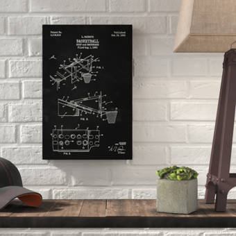 Williston Forge Basketball Hoop And Backboard Blueprint Patent