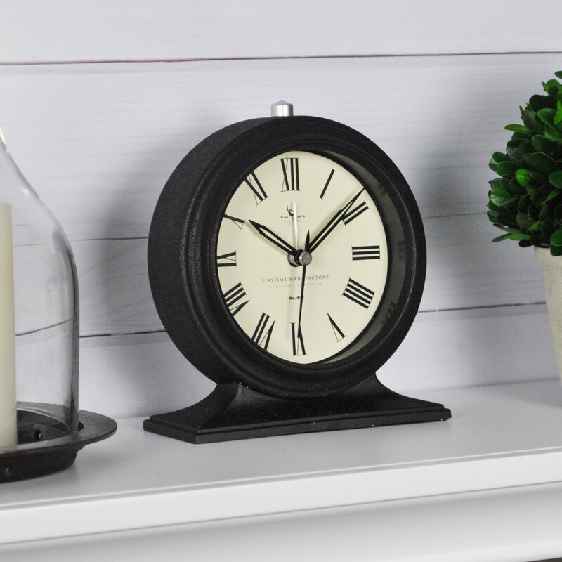 Charlton Home® Tabletop Clock & Reviews | Wayfair