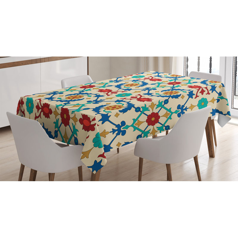 East Urban Home Ambesonne Moroccan Tablecloth Nostalgic Eastern