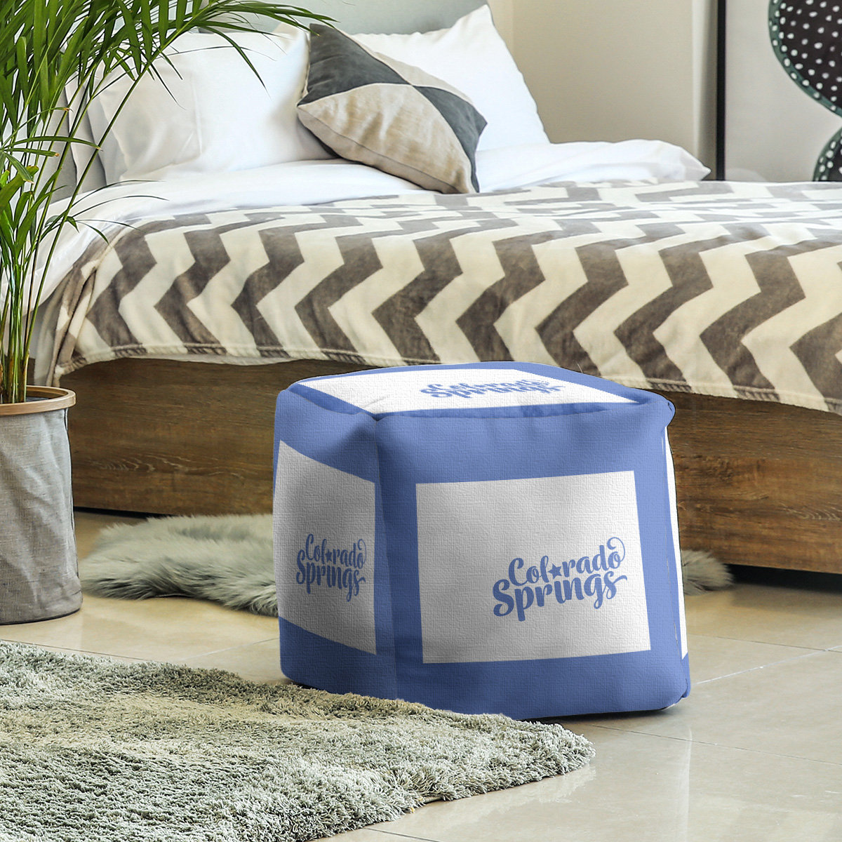 Colorado Springs Colorado Cube Ottoman Colorado Springs Colorado Cube Ottoman