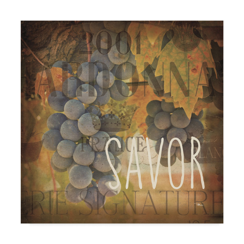 Fleur De Lis Living Wine Collage Iv Acrylic Painting Print On