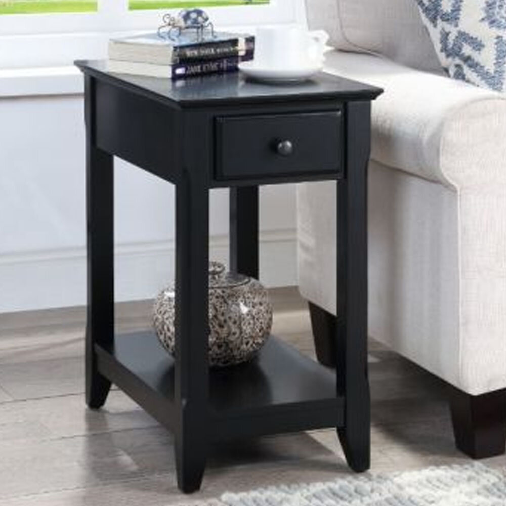 wayfair end tables black