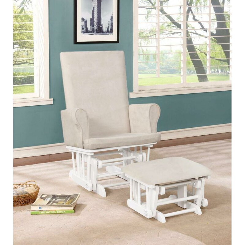 cream nursery glider