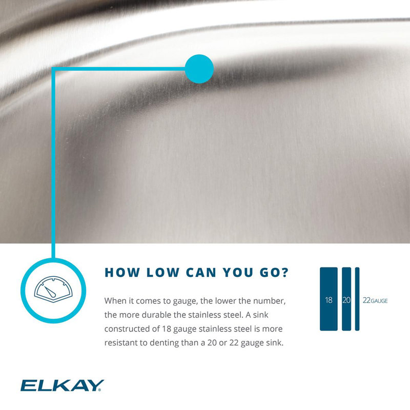 Elkay Lustertone Classic Stainless Steel 31 X 19 1 2 X 5 1 2 Single Classroom Ada Sink Faucet Bubbler Kit Wayfair