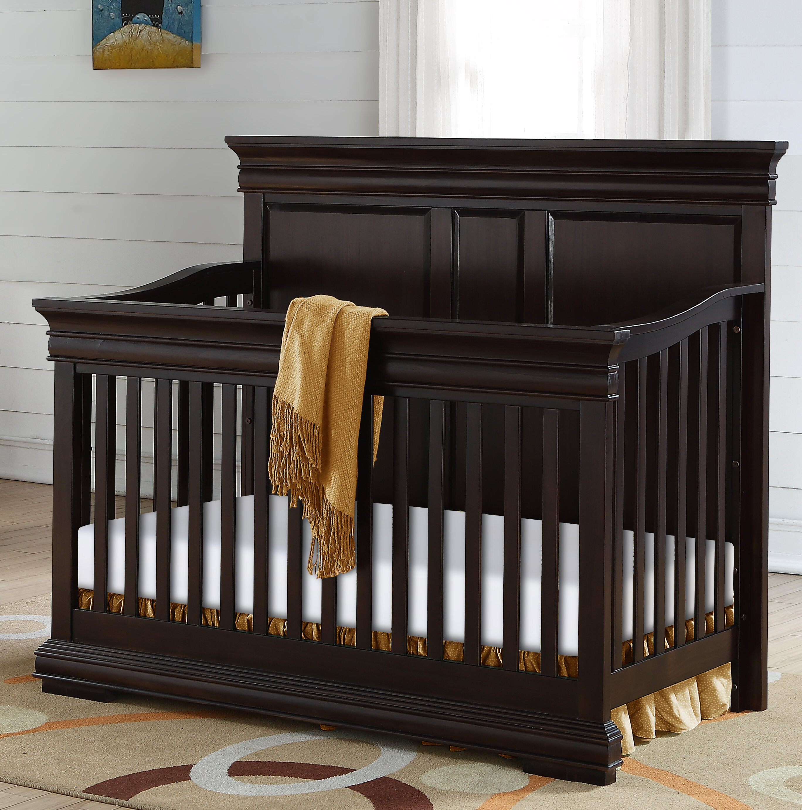 Harriet Bee Bergstrom 3 In 1 Convertible Crib Wayfair