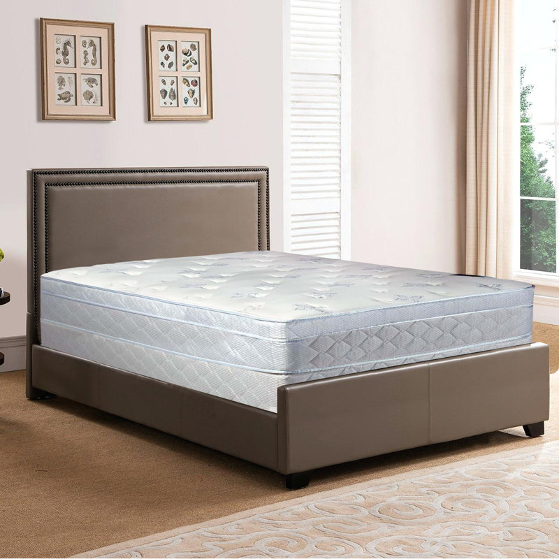 White Noise 10 Plush Pillow Top Mattress And Box Spring Reviews Wayfair