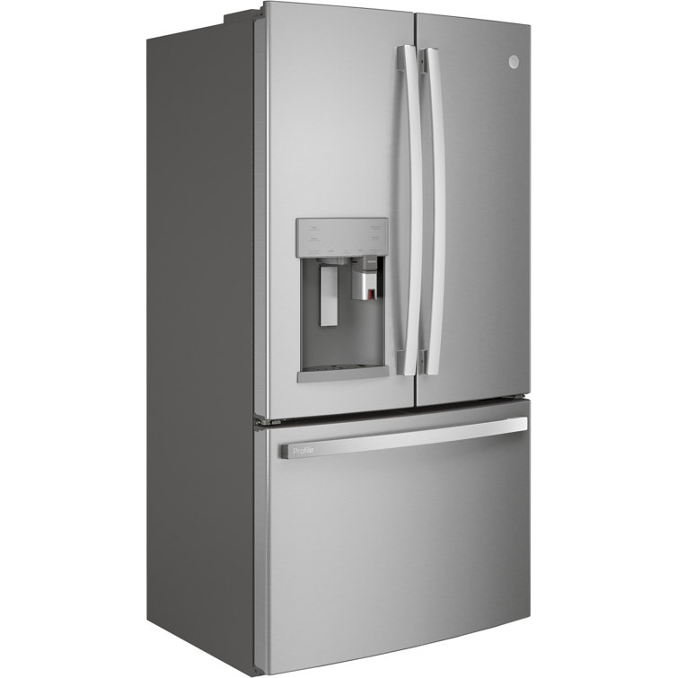 Ge Profile Smart Appliances 36 French Door 27 7 Cu Ft Energy Star Refrigerator With Keurig K Cup Brewing System Reviews Wayfair