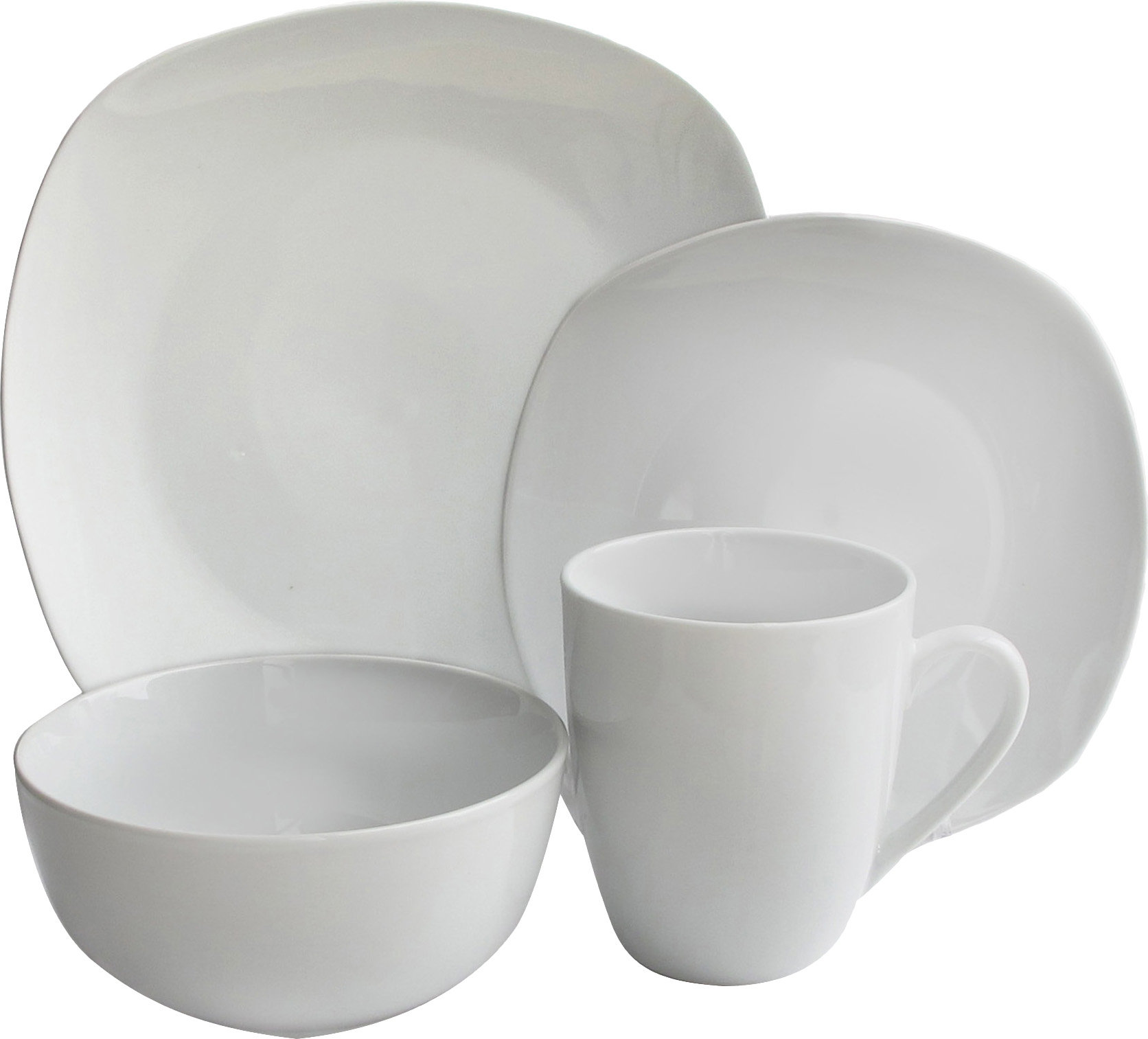 Brayden Studio Madison Avenue 16 Piece Dinnerware Reviews Wayfair