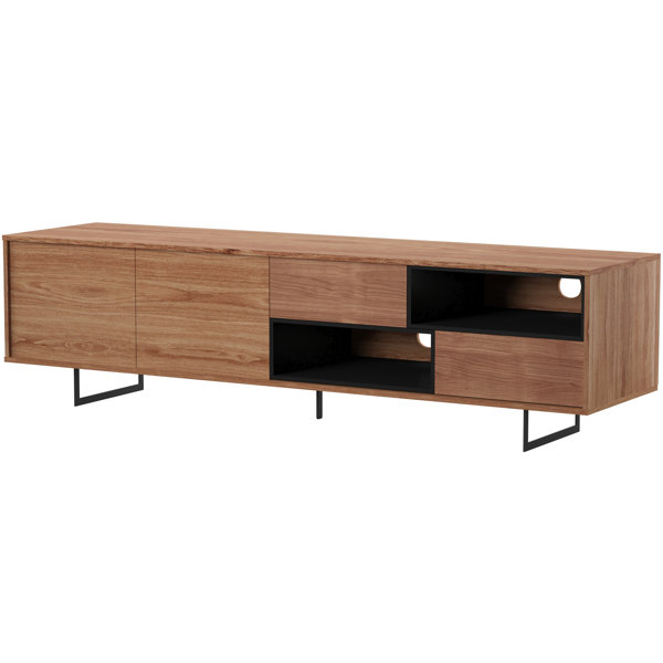 Modern Contemporary Tv Entertainment Wall Unit Allmodern Our solid wood tv stands & media consoles are handcrafted in vermont and guaranteed to last a lifetime. modern contemporary tv entertainment wall unit