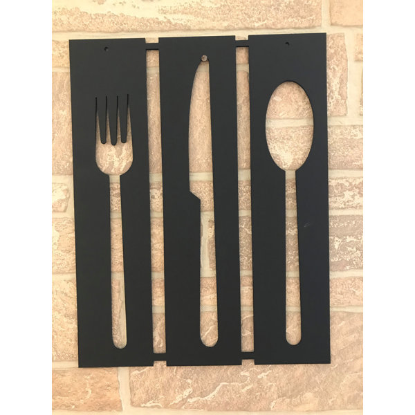 Winston Porter Fork Knife And Spoon Wall Decor Wayfair