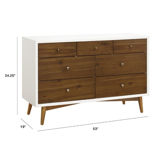 Palma 7 Drawer Double Dresser Reviews Allmodern