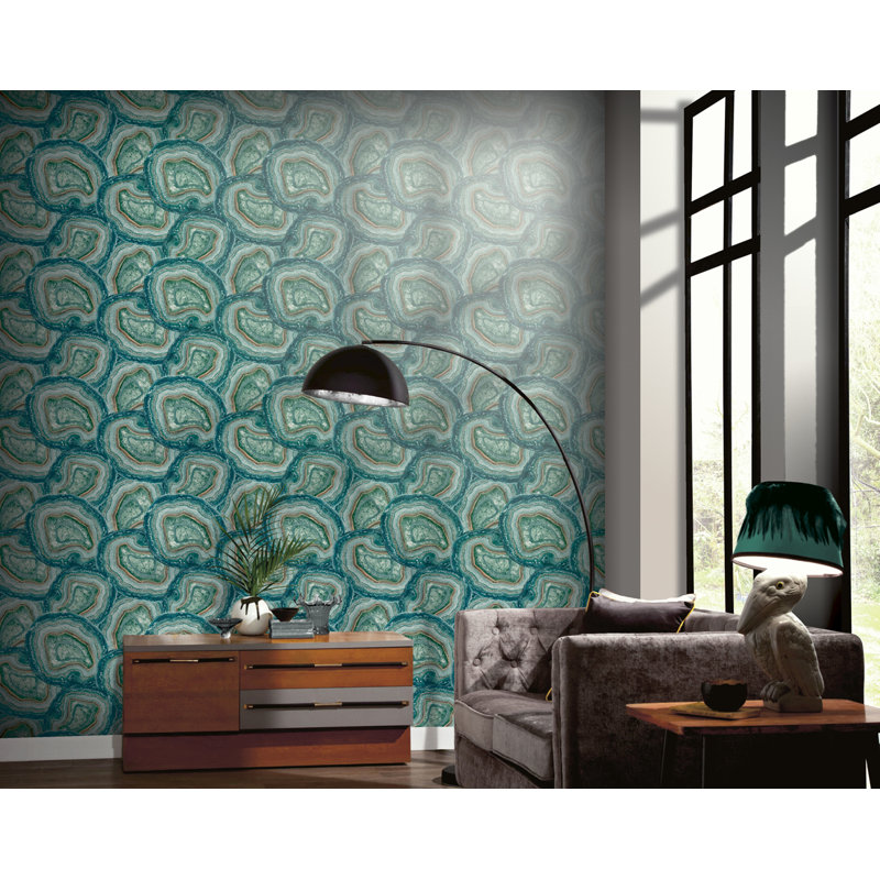 Everly Quinn Tracie Agate Soft 33 L X 20 5 W Wallpaper Roll